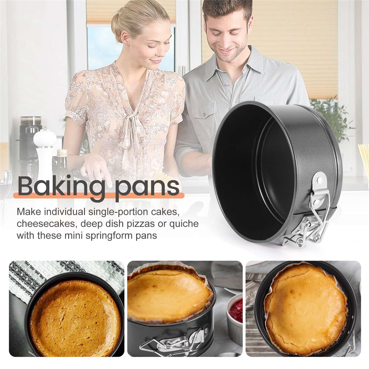 4-Inch Mini Springform Pan Set - Springform Pan Set ulasan dan harga