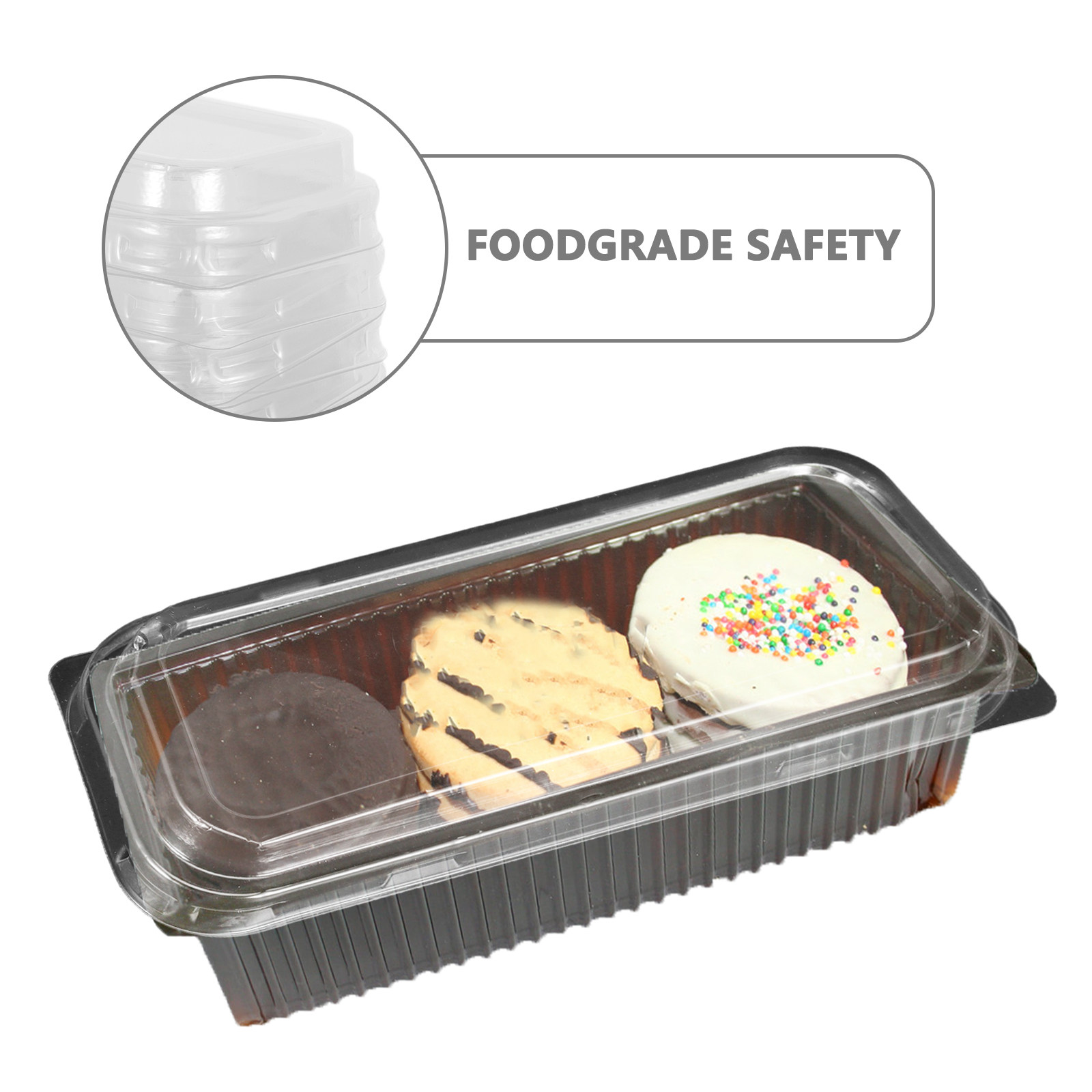 50Pcs Plastic Loaf Baking Lids - Kitchen Baking Cake ulasan dan harga