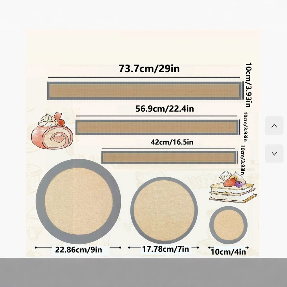 Silicone Baking Mats Non Glue  - Springform Pan Set ulasan dan harga