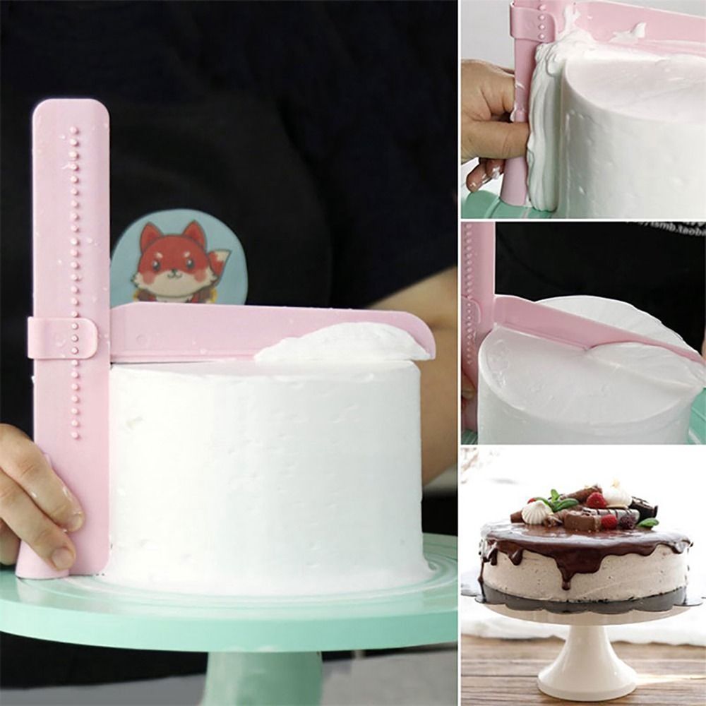 Cake Scraper DIY Adjustable Sc - Fondant Smoother Set ulasan dan harga