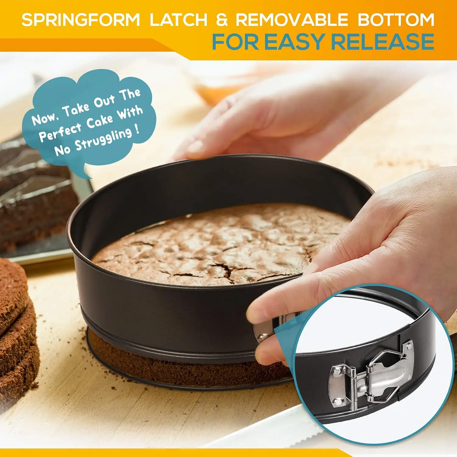 Non-Stick Springform Cake Pan  - Springform Pan Set ulasan dan harga