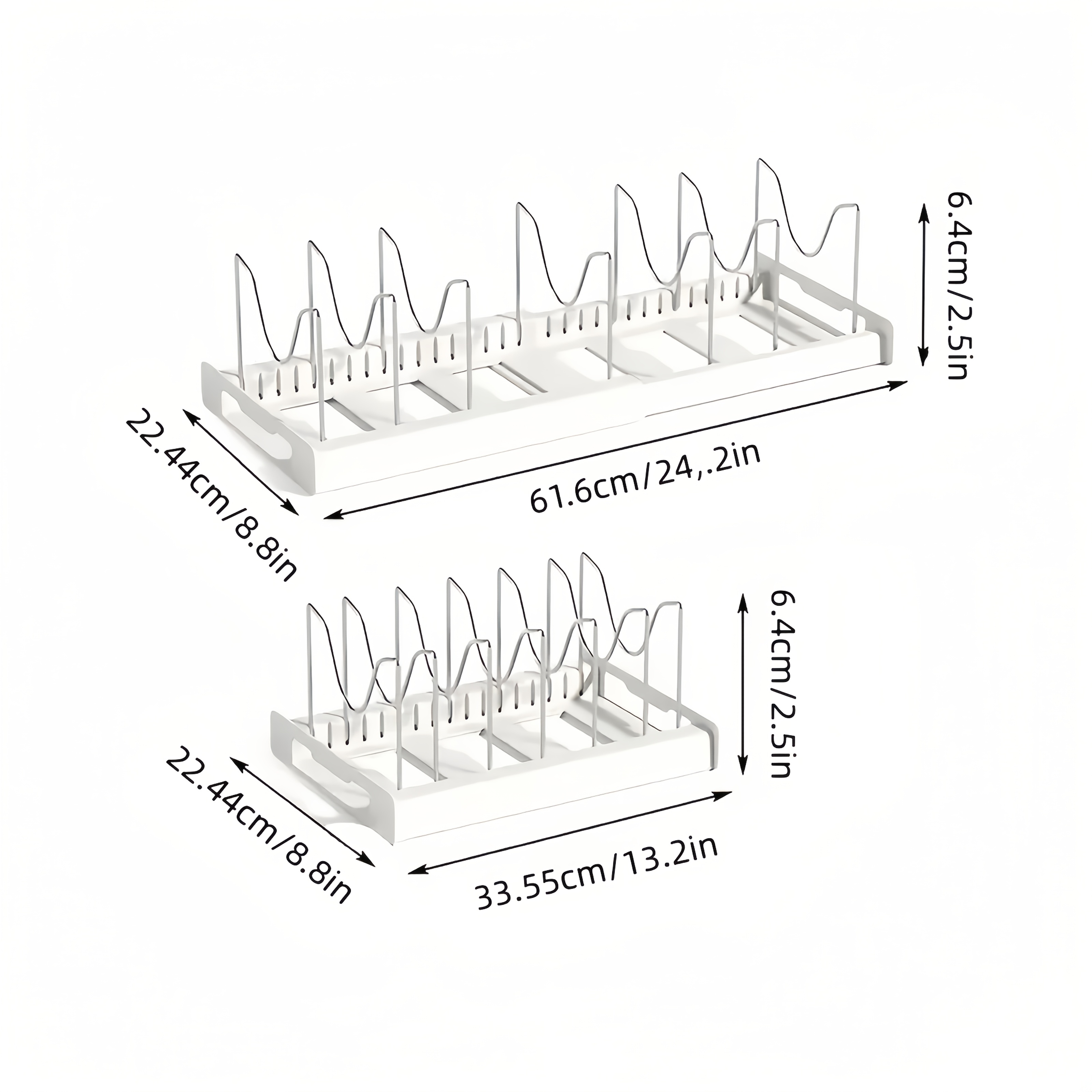 Cookware Organizer Rack, Expan - Kitchen Baking Pan Storage ulasan dan harga