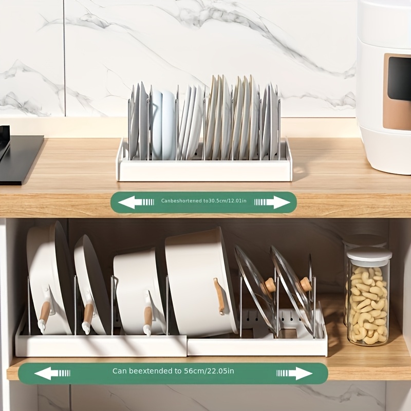 Cookware Organizer Rack, Expan - Kitchen Baking Pan Storage ulasan dan harga
