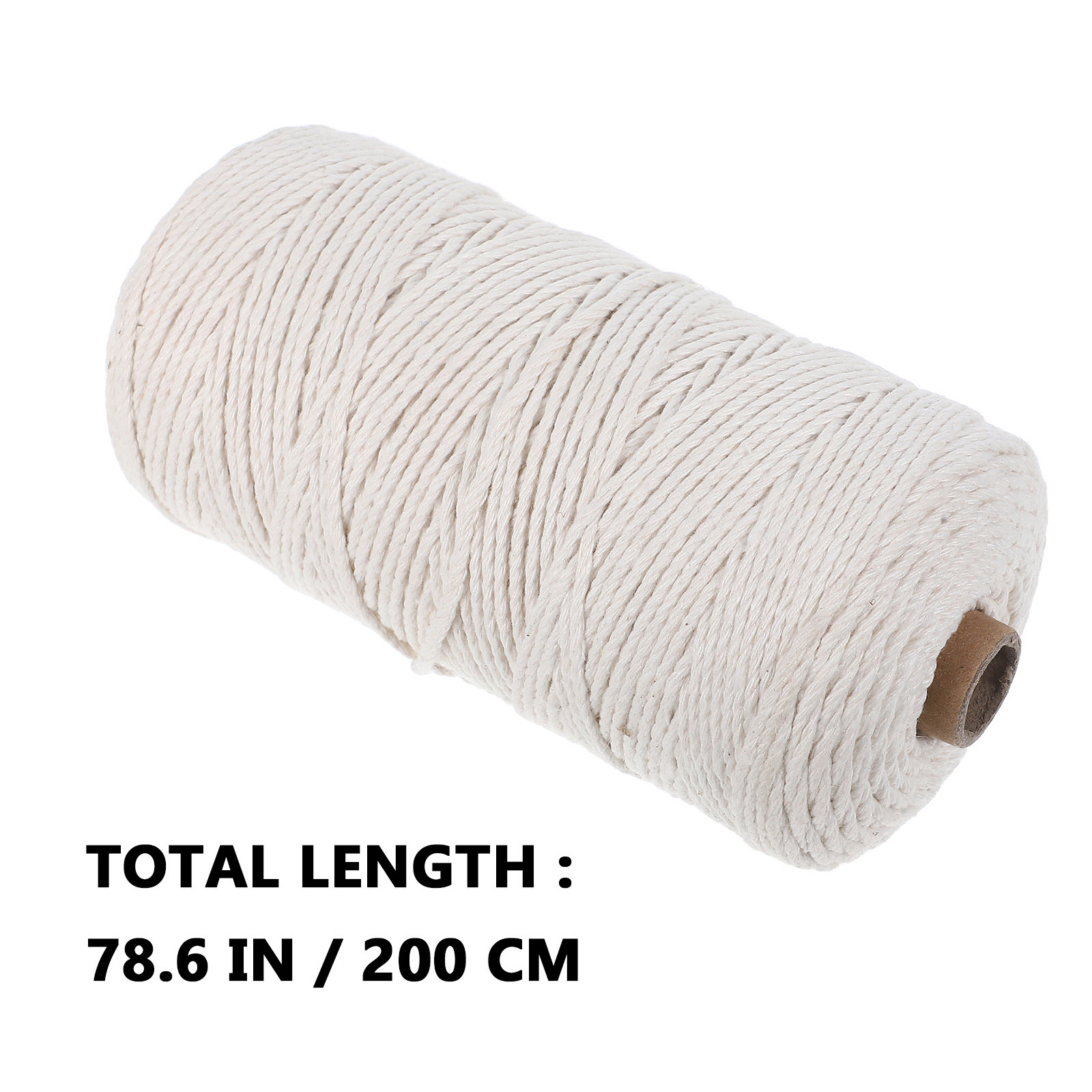 200M Cotton Braided Rope Natur - Kitchen Baking Twine ulasan dan harga