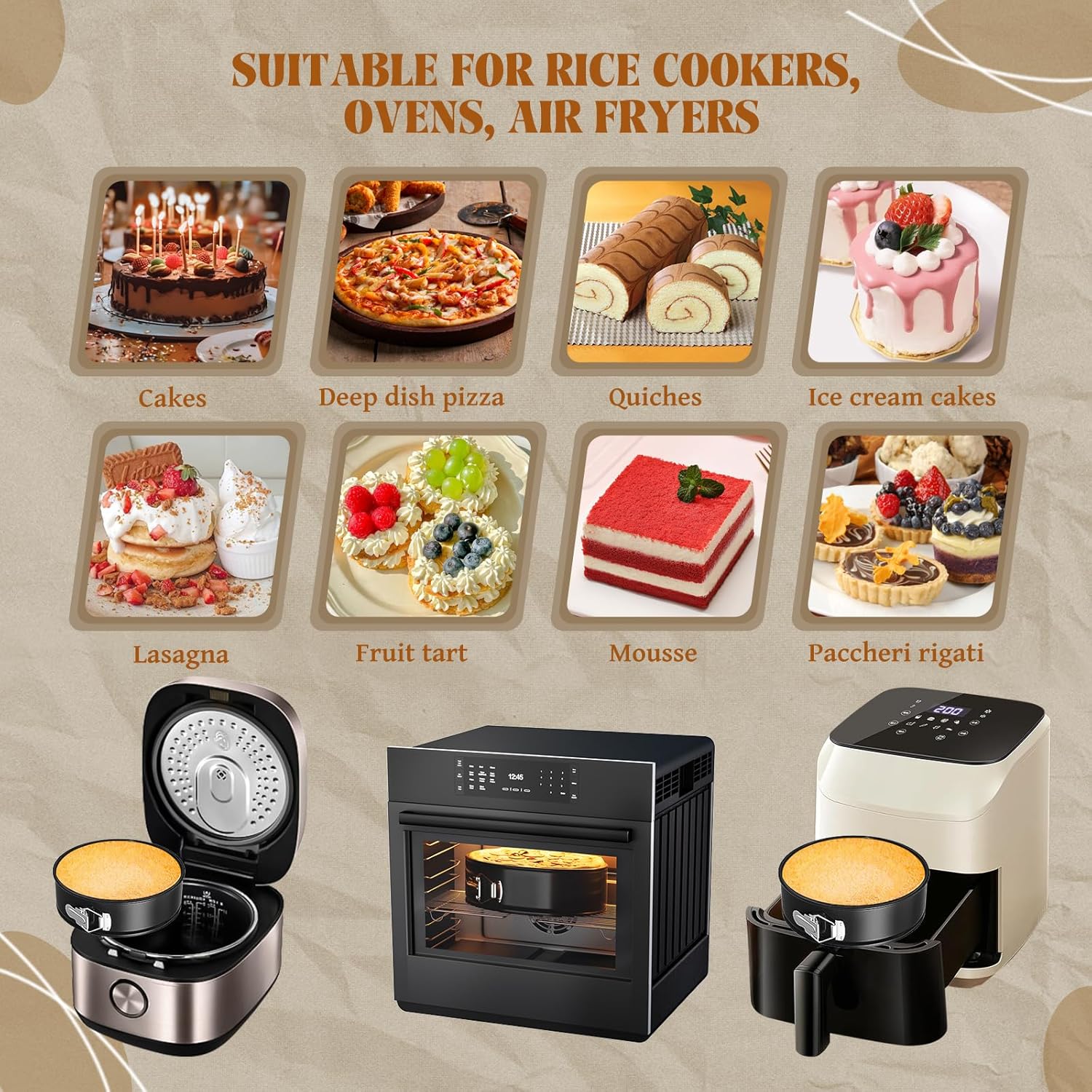Non-Stick Springform Cake Pan  - Springform Pan Set ulasan dan harga
