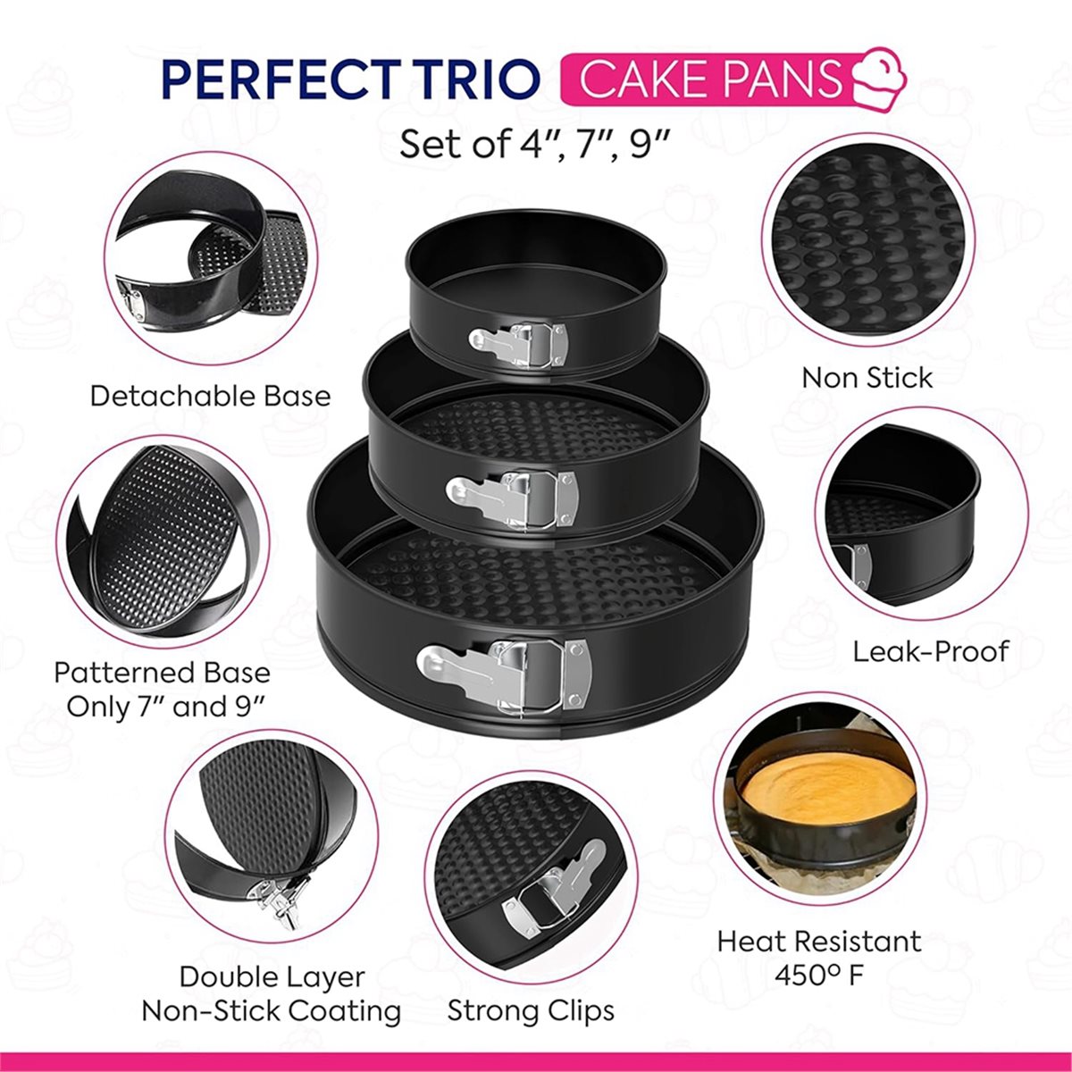 2026 New 148PCS Cake Pan Set f - Springform Pan Set ulasan dan harga