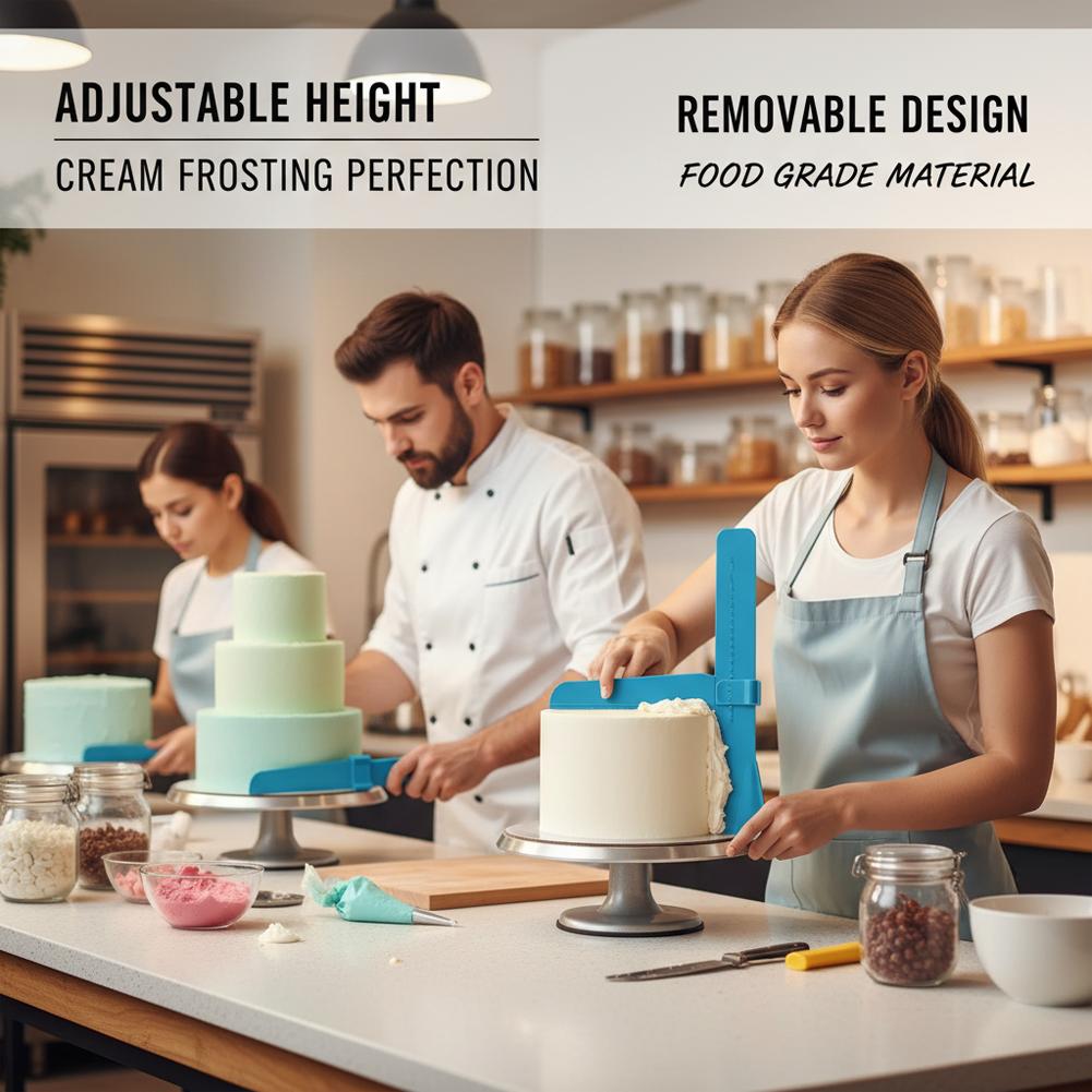 Cream Cake Smoother with Adjus - Fondant Smoother Set ulasan dan harga
