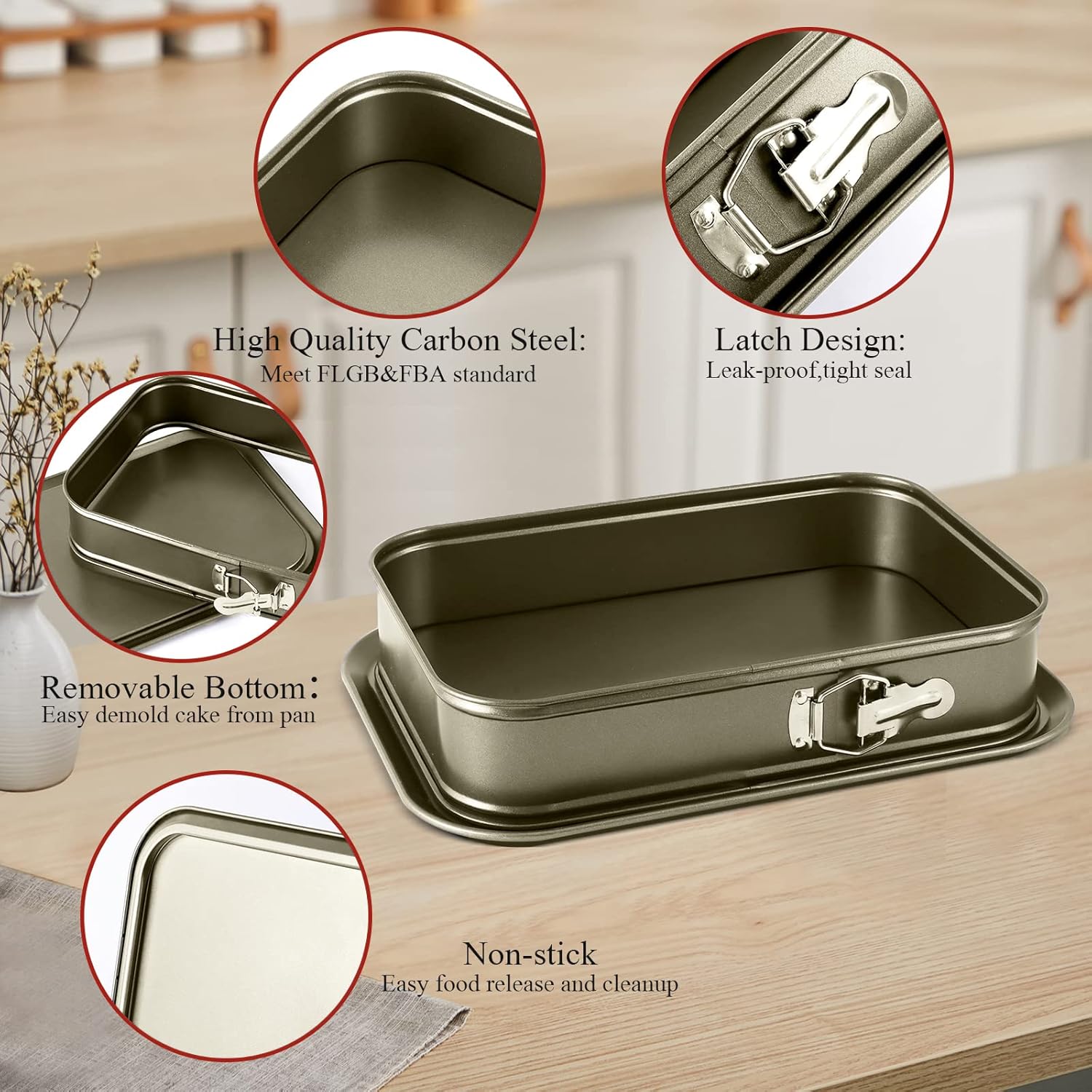 Large Springform Cake Pan 14x1 - Springform Pan Set ulasan dan harga