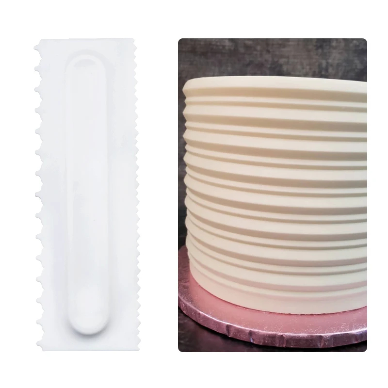 Cake Decorating Comb Cake Scra - Fondant Smoother Set ulasan dan harga