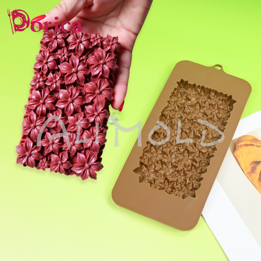 Flower Silicone Chocolate Mold - Kitchen Baking Cake ulasan dan harga