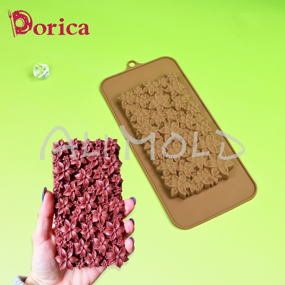 Flower Silicone Chocolate Mold - Kitchen Baking Cake ulasan dan harga