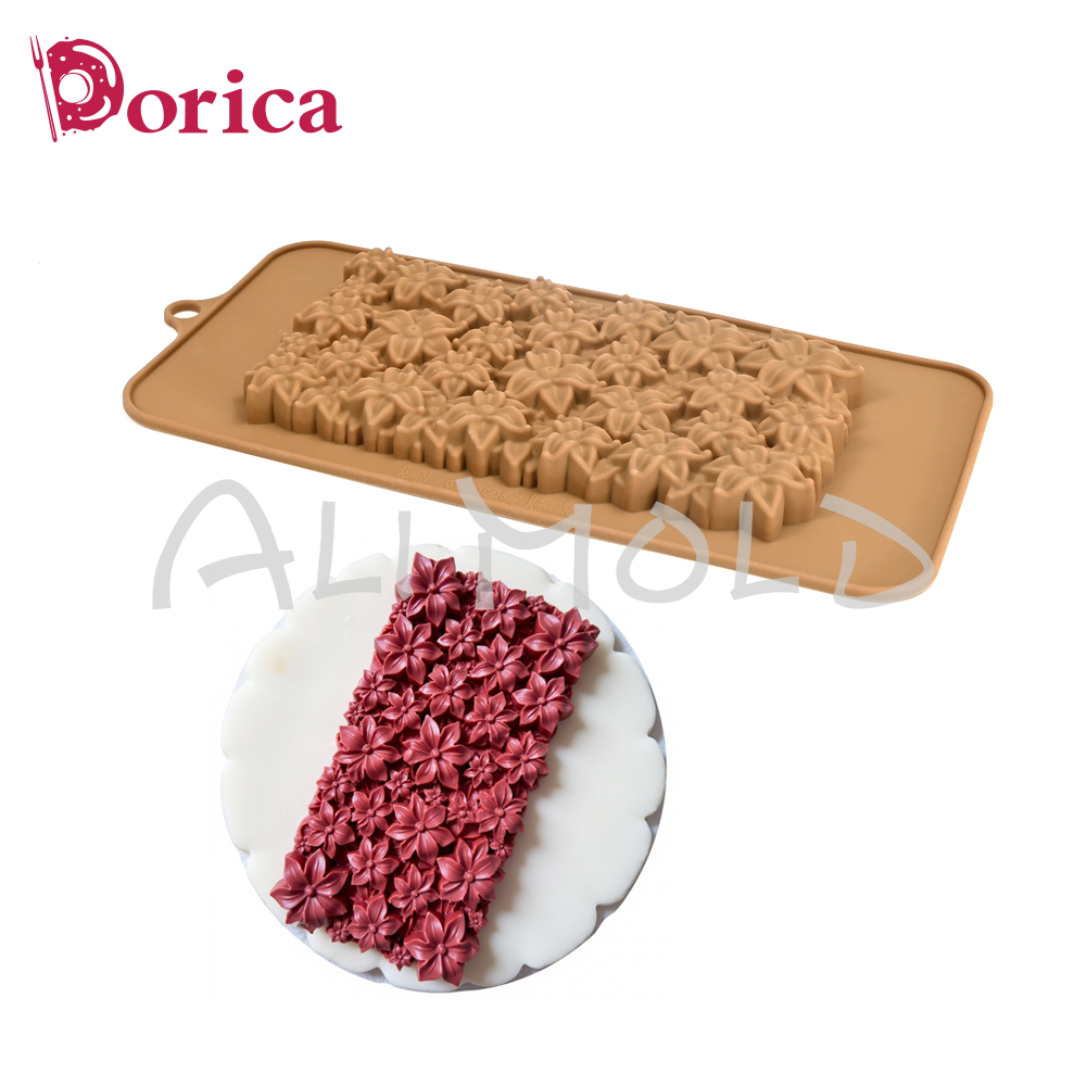 Flower Silicone Chocolate Mold - Kitchen Baking Cake ulasan dan harga