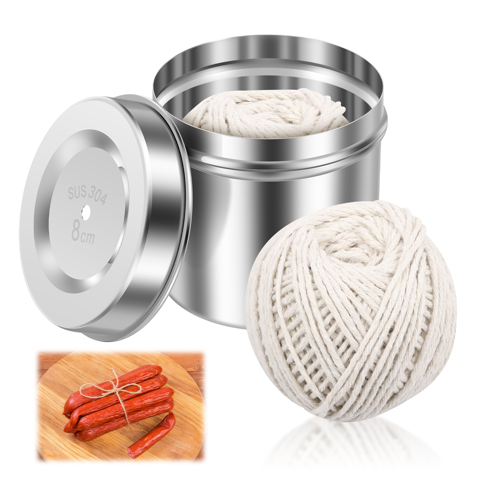 2 Pcs Cotton String Balls Cook - Kitchen Baking Twine ulasan dan harga