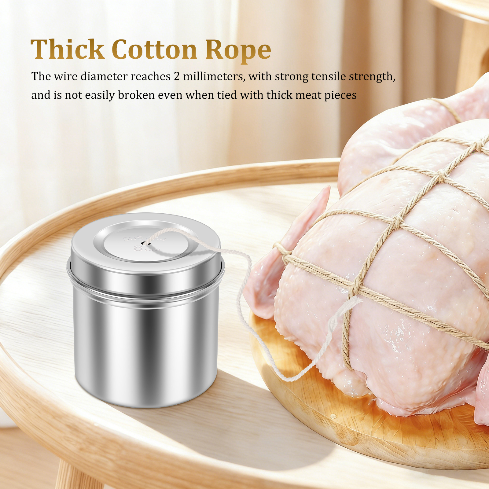2 Pcs Cotton String Balls Cook - Kitchen Baking Twine ulasan dan harga