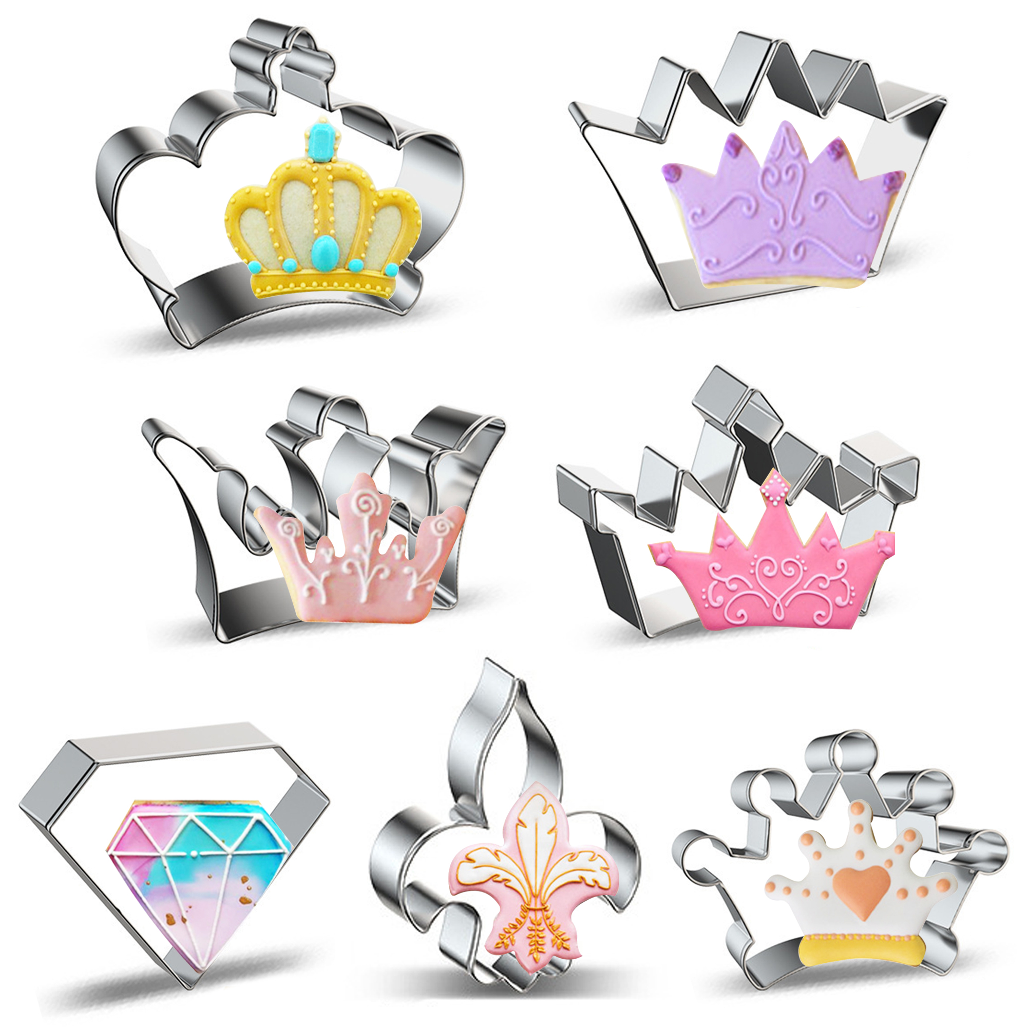 Crown Cookie Cutter Baking Coo - Kitchen Baking Cake ulasan dan harga