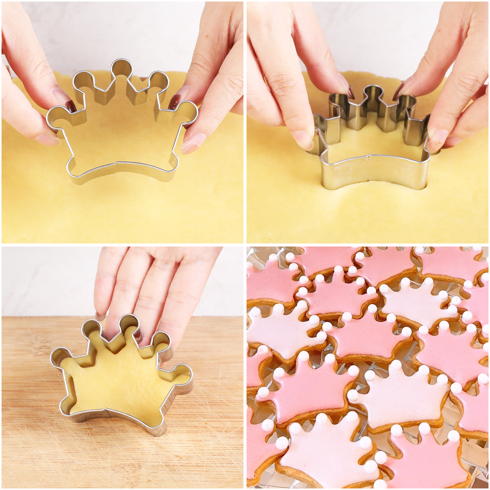 Crown Cookie Cutter Baking Coo - Kitchen Baking Cake ulasan dan harga
